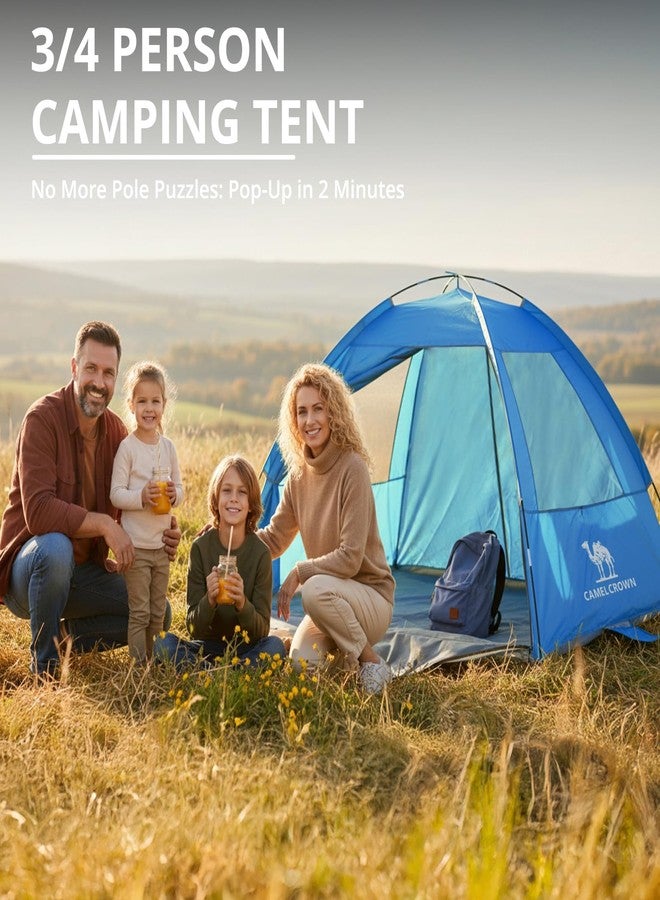CAMEL CROWN Beach Tent Anti-UV Portable Sun Shade Shelter for 2/3/4/6 Person (Bean Green, 2/3 Person) - Image 4
