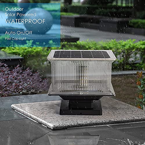 Homehop 15W Solar LED Main Gate Light for Home Garden Outdoor Waterproof Pillar Wall Lamp for Garden (Multi Colour, Square,Aluminium) - Image 5