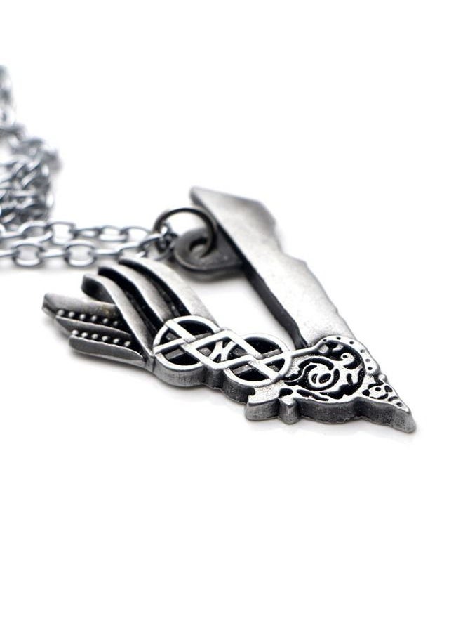 5esha - V-shaped silver necklace - Image 1