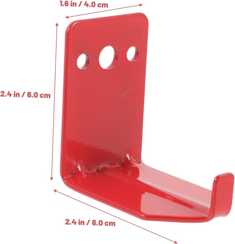 Uonlytech 4pcs Heavy Duty Fire Extinguisher Mounting Bracket Set Durable Wall Hooks for Extinguishers Easy to Install and Secure - Image 2