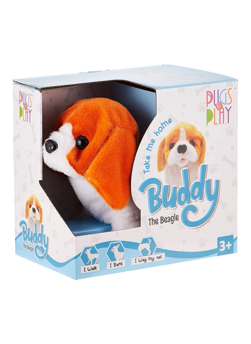 PUGS AT PLAY Buddy Walking Dog  - Image 1