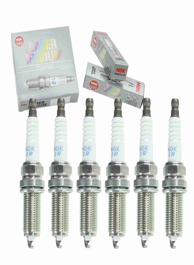 Sixity Auto 6 pc NGK Laser Iridium Spark Plugs compatible with Toyota FJ Cruiser 4.0L V6 2007-2013 - Image 1