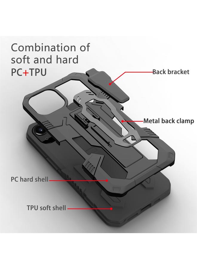 S-TOP Case For iPhone 13 Machine Armor Warrior Shockproof PC + TPU Protective Case - Image 2