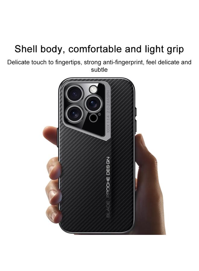 Zaboon Case For iPhone 13 Pro Max Carbon Fiber Texture PC Phone Case - Image 3