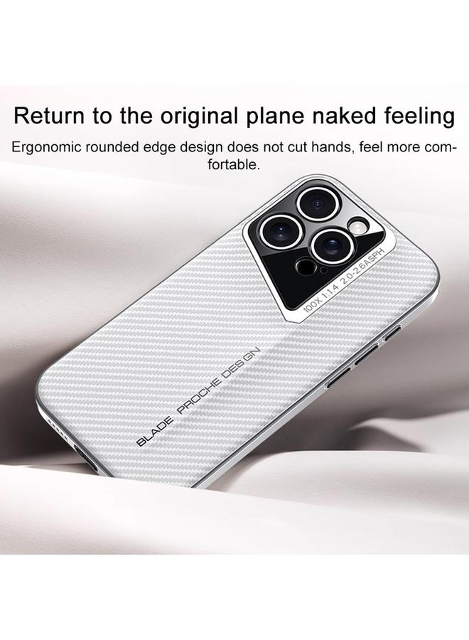 Zaboon Case For iPhone 13 Pro Max Carbon Fiber Texture PC Phone Case - Image 4