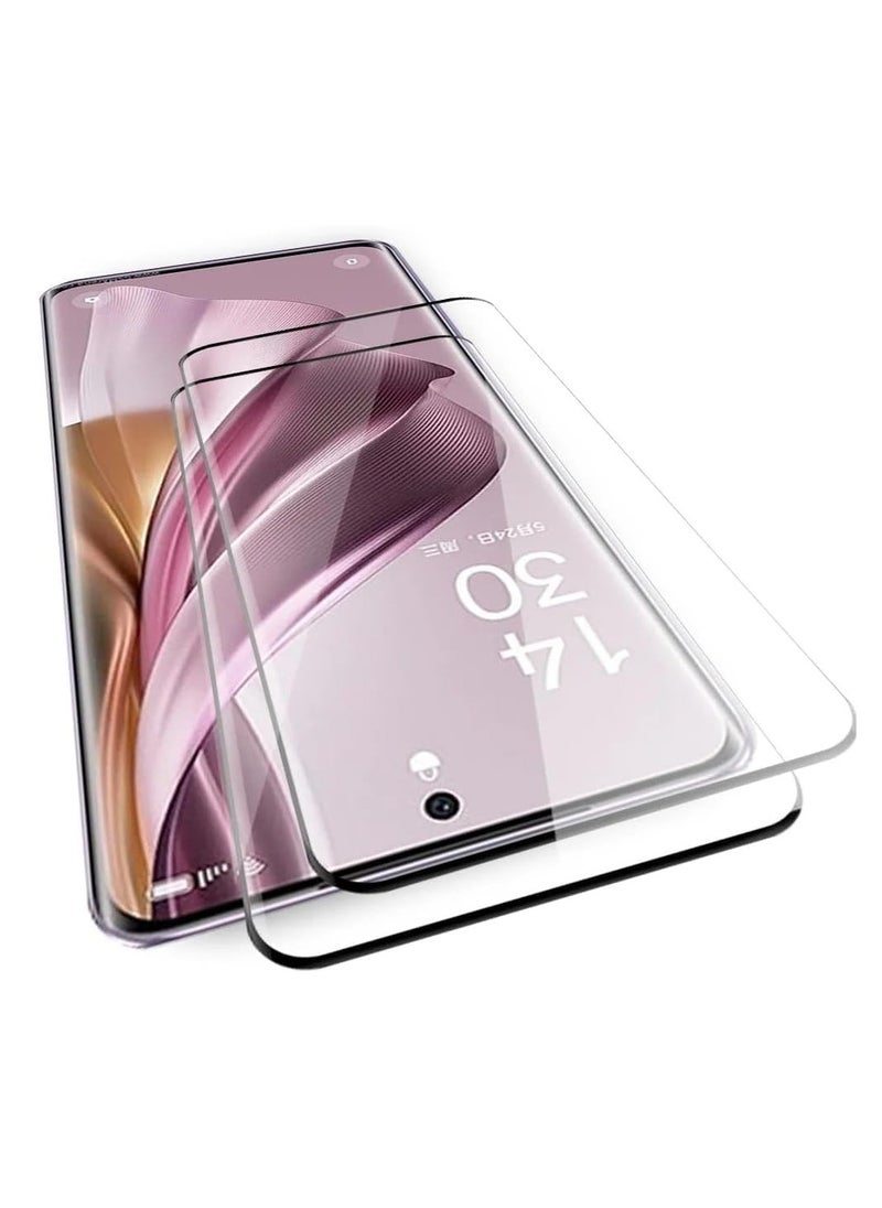 TIGER 2-Pack 5D Tempered Glass Screen Protector for OPPO A76 – Ultra HD Display Clarity, Full Edge-to-Edge Coverage, 9H Hardness, Anti-Fingerprint, Scratch Resistant, Shockproof, Case Friendly, Bubble-Free Easy Installation, HD Touch Sensitivity  - Image 1