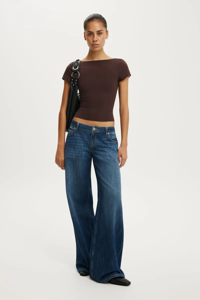 Cotton On  Hold Me Scoop Back Tee for Women | Best Price UAE