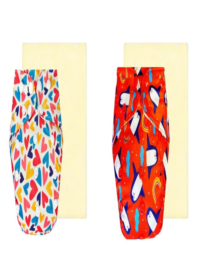 Dumbledo Elite Cloth Diaperwith Magical Soaker (Pack of 2) | Soft & Gentle | 6-Layer Absorbent Pad | Quick Dry | Perfect for Indian Summers | 3 Months - 3 Years | Unisex Baby - Image 1