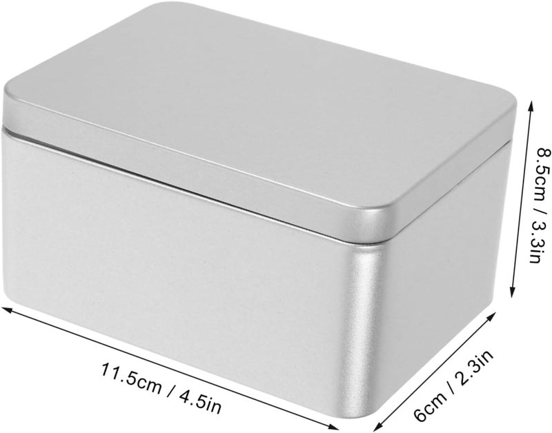 Portable Tinplate Storage Box for Sewing Accessories and Greeting Cards Multifunctional Organizer for Home Office and Travel Sturdy and Lightweight Design Medium - Image 2