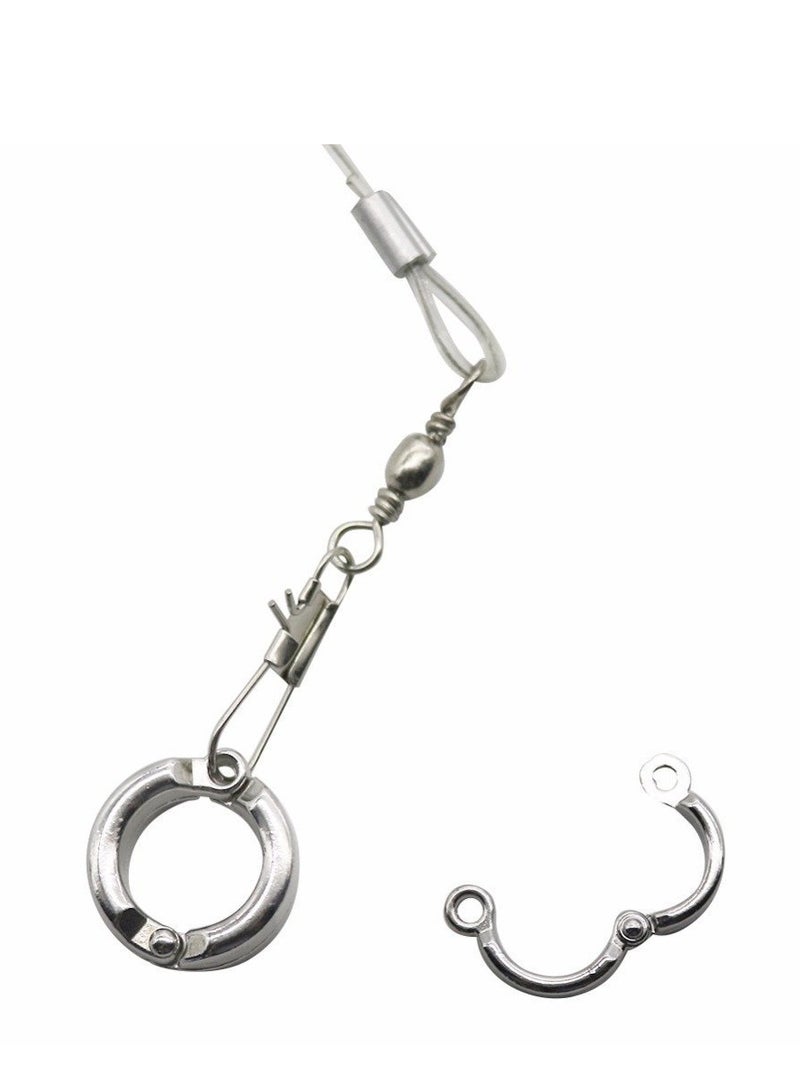 SYOSI Bird Harness Anti Bite Bird Aviator Outdoor Bird Flying Training Rope, Elastic Outdoor Bird Bird Harness Leash, Bird Training Rope Bird for Pet 6mm*3M - Image 3