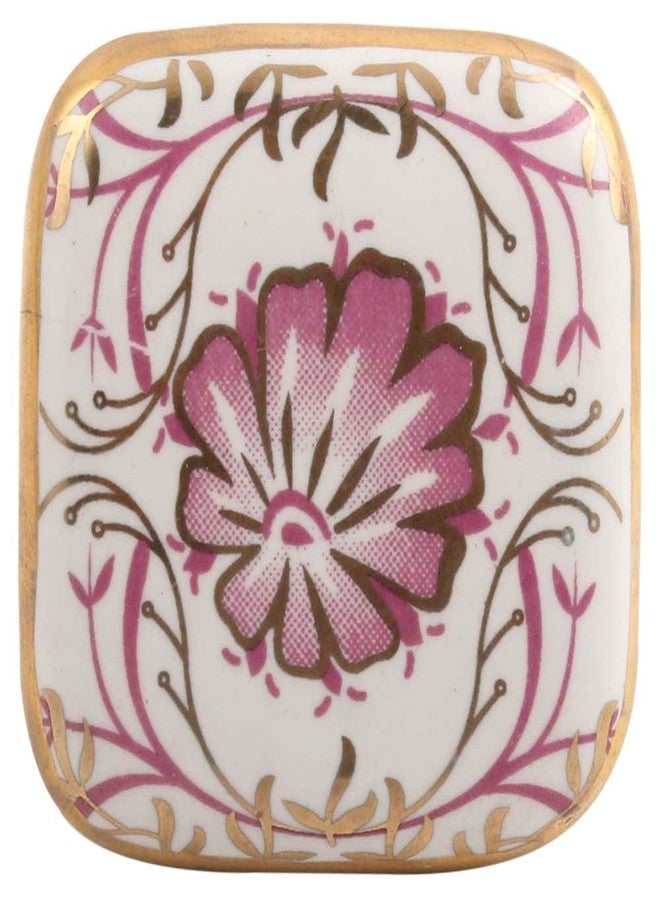 Indian-Shelf 2 Pieces Multicolor Flower Ceramic Drawer Knobs for Kitchen Cabinet Hardware Door Pulls Decorative Dresser Luxury Room Décor - Image 2