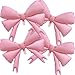 Tagberoy 4 Pcs Large Pink Bow Balloons Coquette Birthday Decorations - Image 3