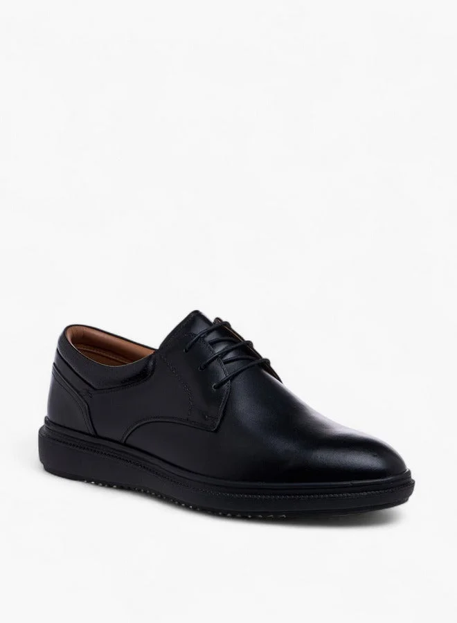 LBL by Shoexpress Solid Lace-Up Derby Shoes