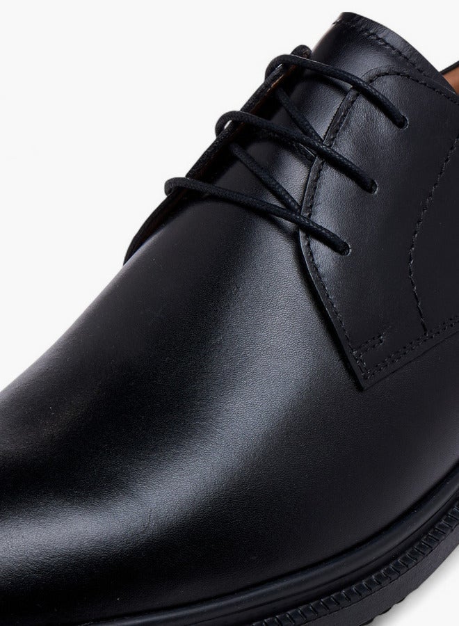 LBL by Shoexpress Solid Lace-Up Derby Shoes - Image 4