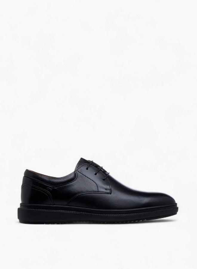 LBL by Shoexpress Solid Lace-Up Derby Shoes - Image 1