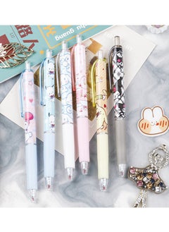 Sanrio Set of 6 Sanrio Cinnamoroll 0.5mm Press Sign Pens,  Girls and Boys Student Anime Gel  Pen  - Image 2
