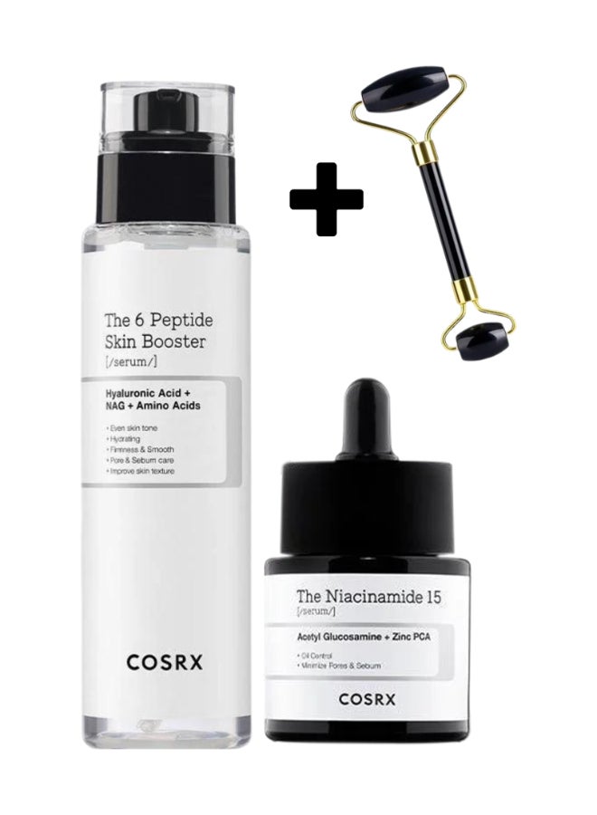 COSRX Due Total Acne Care - The 6 Peptide Skin Booster - The Niacinamide 15 Serum - Authenticated Original Solutions for Skin Concerns & Renewal 170ml - Image 1