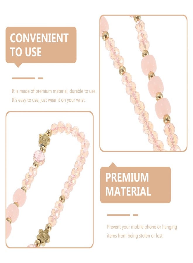 UKCOCO Beaded Phone Lanyard, Phone Wrist Strap Mobile Phone Strap Hanging Cell Phone Charm Phone Wrist Rope For Phone Decoration - Image 5