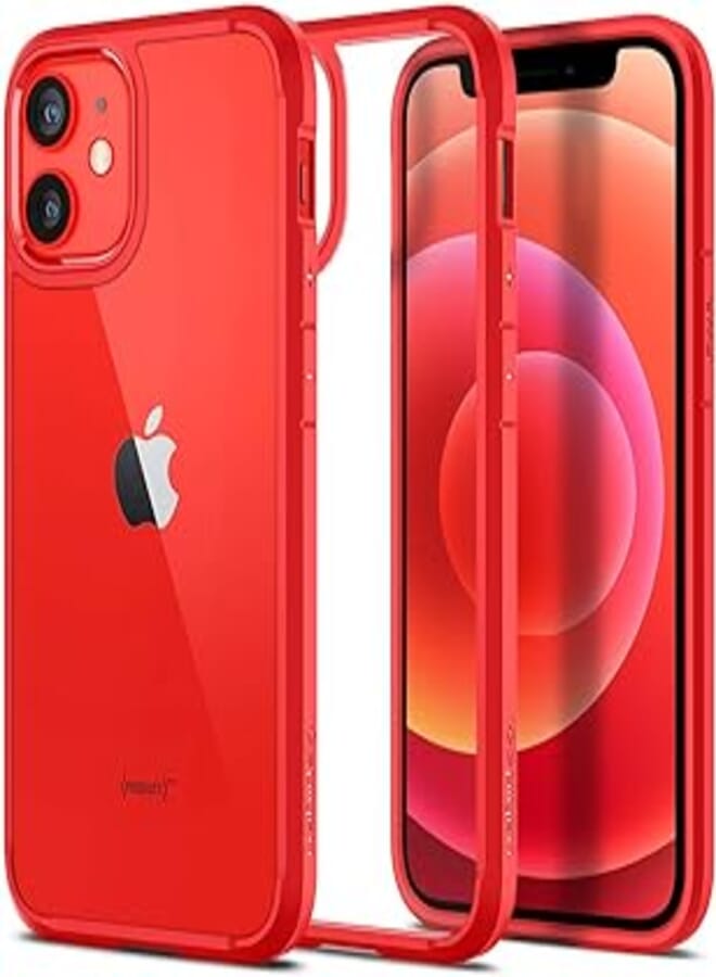 Spigen Ultra Hybrid Case Designed for Apple iPhone 12 Mini (2020) - Red
