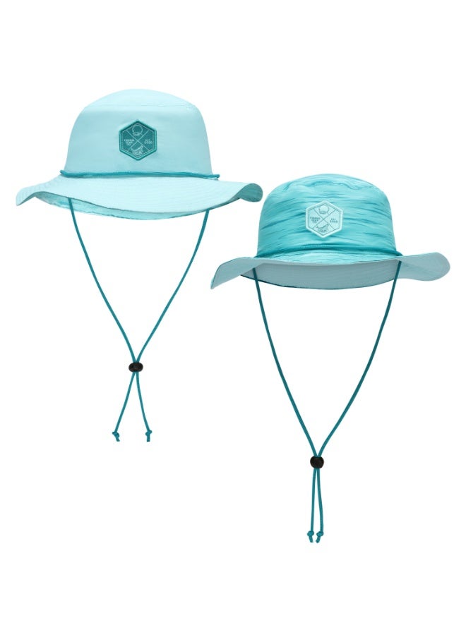 QASSAR DOUBLE SIDE HAT AQUA DRIFT TURQUOISE - Image 1