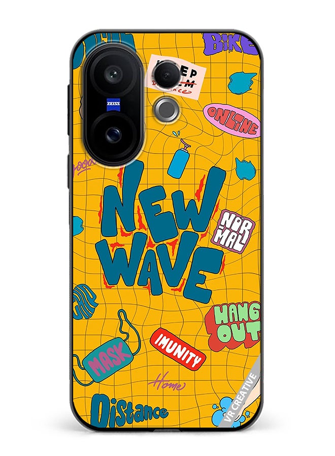 Protective Case Cover For Vivo X200 FE Multiple Logo Design Multicolour