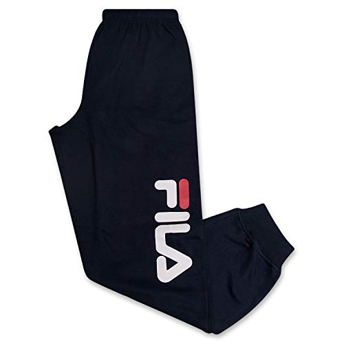 Fila Big and Tall Sweatpants for Men – Men’s Fleece Sweatpants Joggers - Image 1
