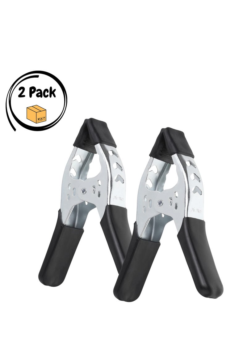 KASTWAVE - Spring Clamps, 2 Pack, 6 Inches, Clamps Heavy Duty, Clamps, Spring Clips, Metal Clamps, Heavy Duty Clamps, Heavy Duty Clasp, Spring Metal Clamps, Heavy Duty Clips Clamp, Hand Clamps - Image 1