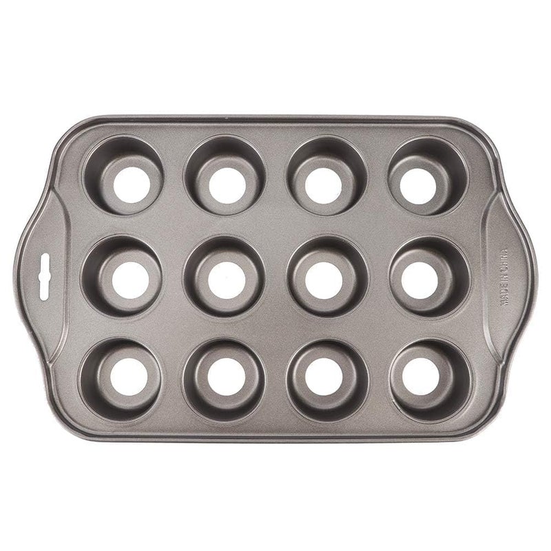 Beufee Mini Cheesecake PanMini Cupcake Muffin Baking Pans 12 Cavity with Removable Bottom Cupcake Pan Mini Round Cake Pans Nonstick Cake Mold DIY Baking Cake Mold Bakeware Kitchen Utensils