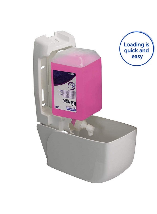Kimberly-Clark Professional® Aquarius® Handwash/Foam Soap/Sanitiser Dispenser Combo with Scott® Luxury Foam Soap Refill (1L) (69480B) - Image 2