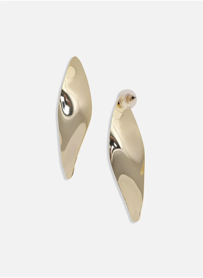 SOHI Abstract Minimal Drop Earrings