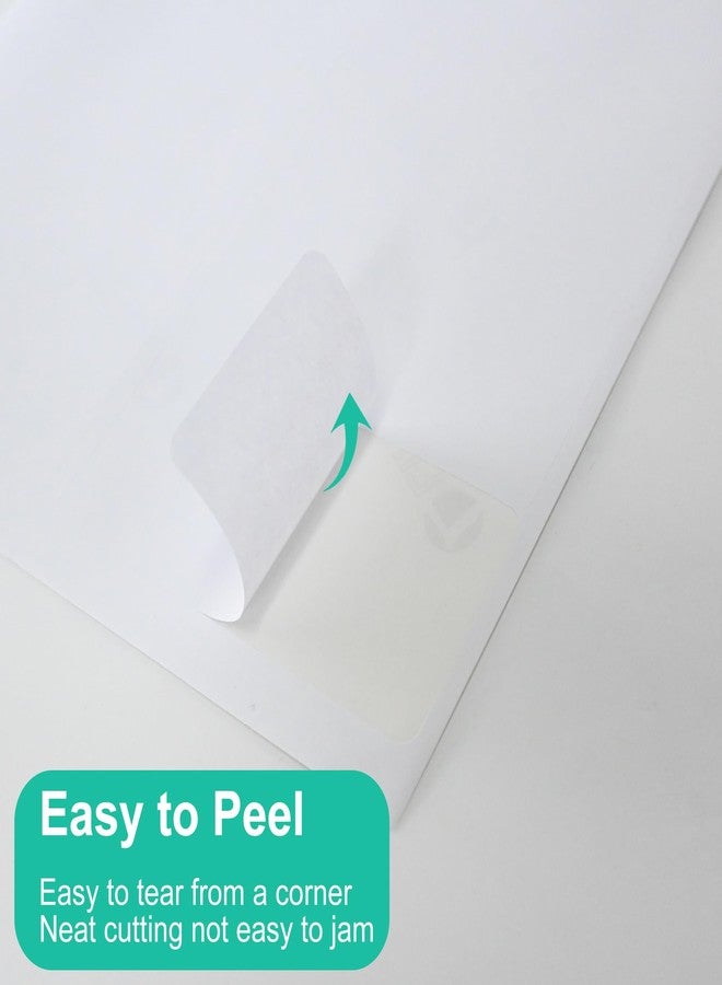 L LIKED 2" x 4" Mailing Labels 100 Sheets, Printable White Sticker Labels, Laser/Inkjet Printing - Matte, 10 per Sheets (1000 Labels) - Image 5