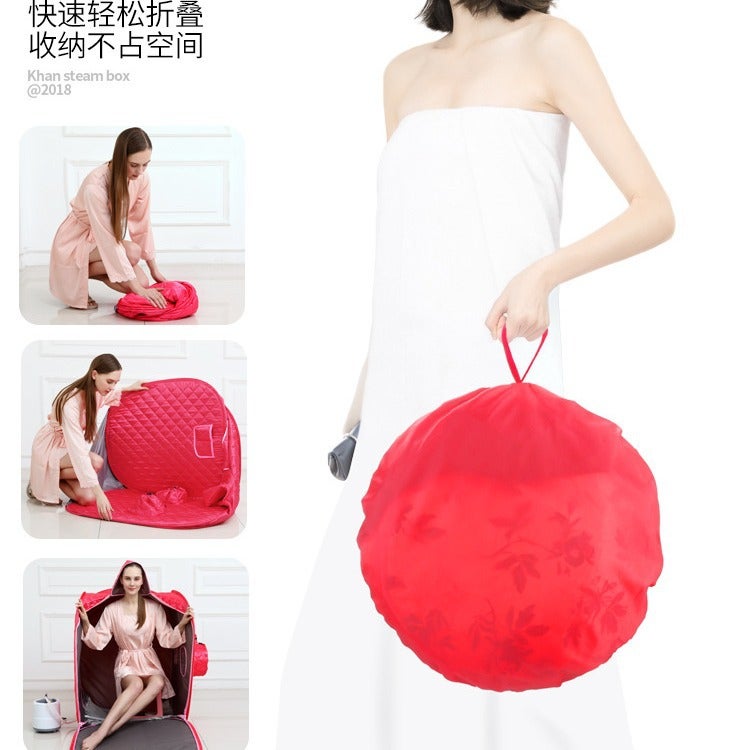 New Household Sweat Box Sweat Room Box Folding Fumigation Cover Sweat Sauna Box Portable - Image 4