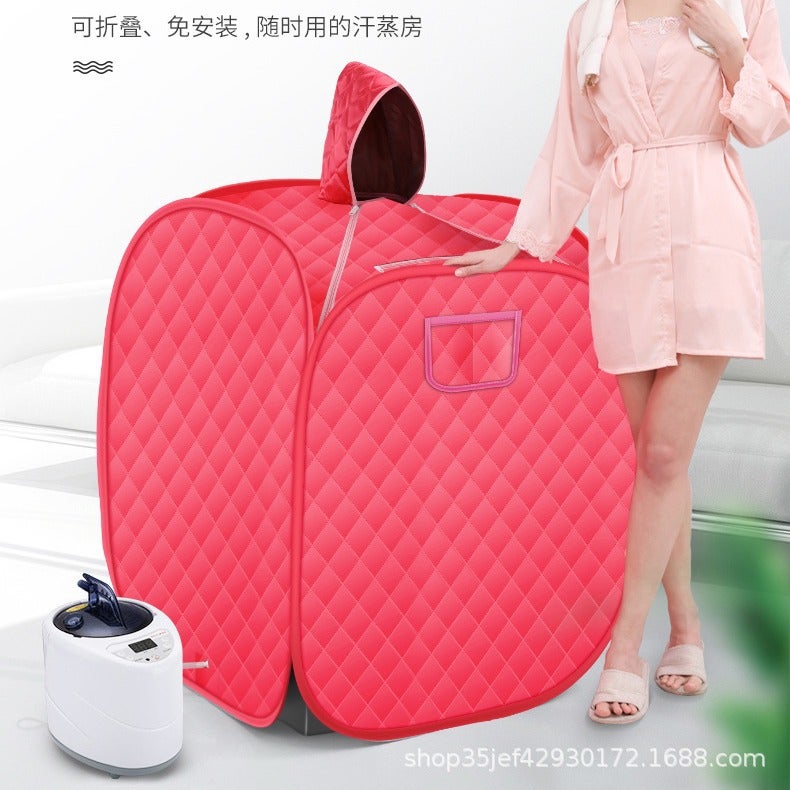 New Household Sweat Box Sweat Room Box Folding Fumigation Cover Sweat Sauna Box Portable - Image 3