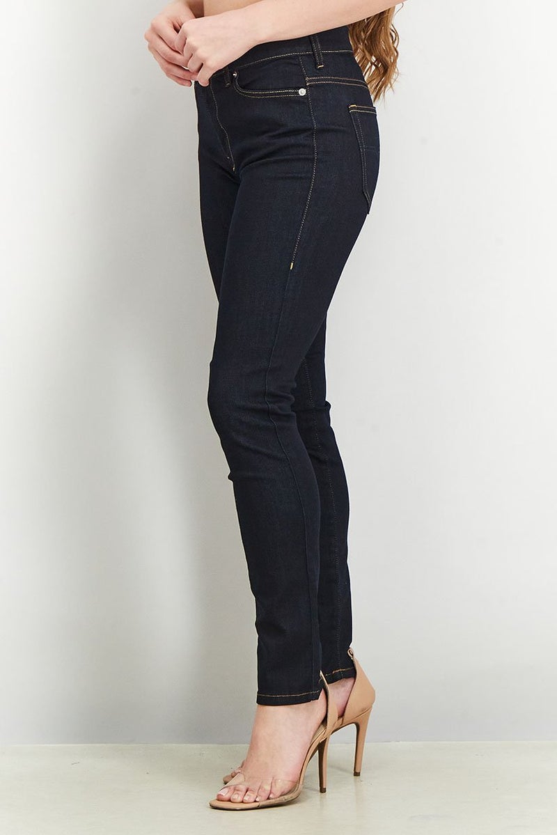 DIESEL Women Super Skinny Fit Stretchable Denim Jeans, Denim Blue - Image 2