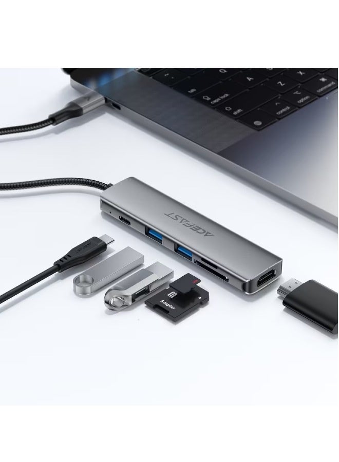 AceFast USB-C Docking Station J18 6-in-1 - Image 2
