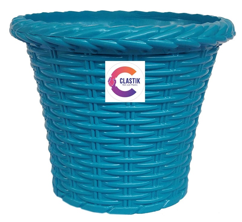 Clastik Small Height 6 Inch Plastic Decoration Mat Flower Pot, for Garden/Indoor, Table Top Planter/Pot, Set of 5 Pc - Image 5