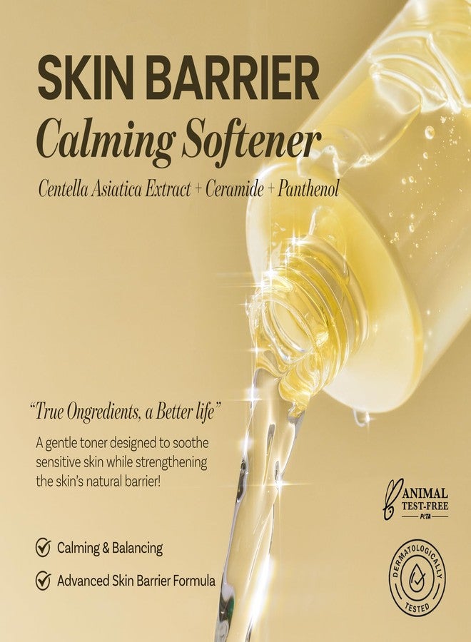 ONGREDIENTS Skin Barrier Calming Softener | Daily Soothing Toner for Dry, Sensitive Skin | Panthenol, Hyaluronic Acid, Ceramide, Hydrating, pH Balancing | Vegan, Korean Skin Care 250ml / 8.45 fl Oz - Image 2