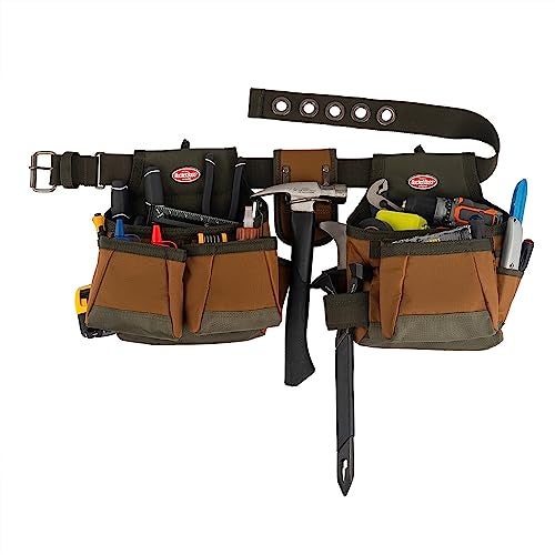 Bucket Boss 50200 Two Bag Tool Belt in Brown - Image 3