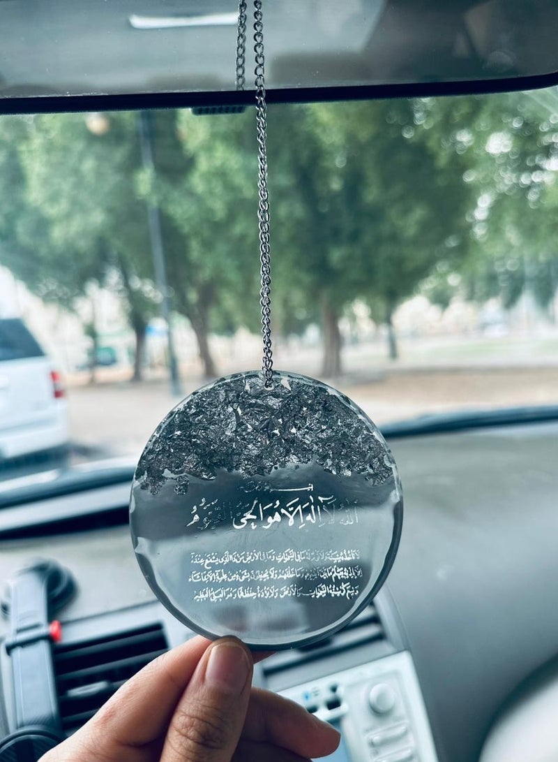 Car Mirror Hanging Islamic Pendant Epoxy Resin - Image 1