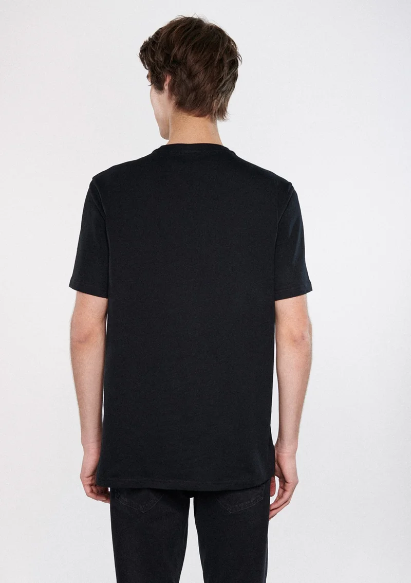 MAVI Blue Men's Strike Printed Black T-Shirt 0611132-900