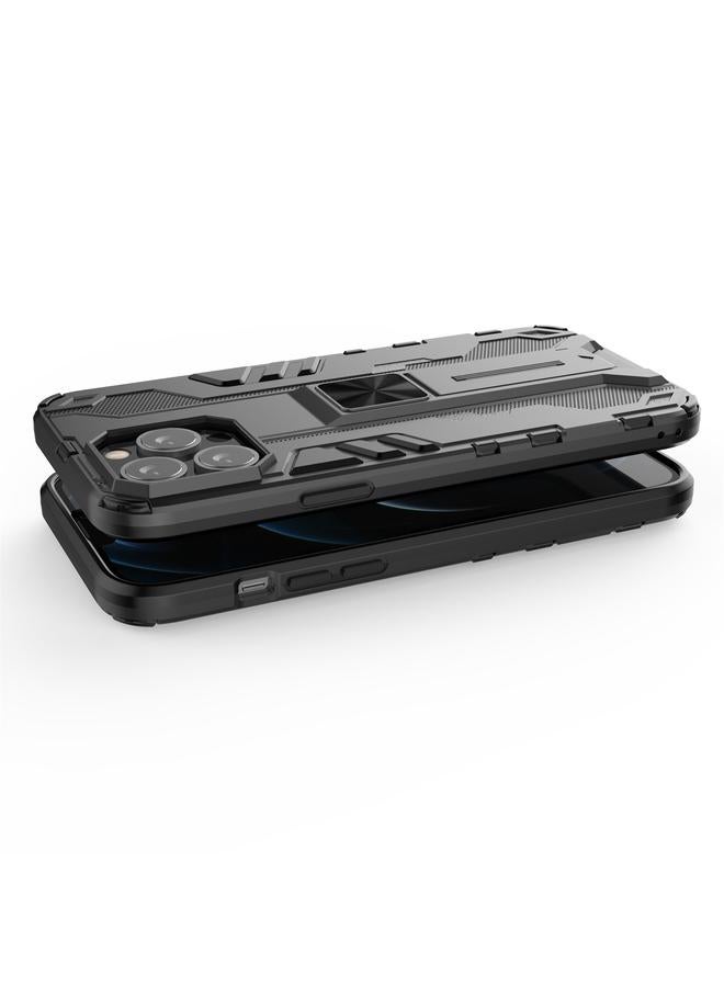 Zaboon Case For iPhone 13 Pro Max Supersonic PC + TPU Shock-proof Protective Case with Holder - Image 5