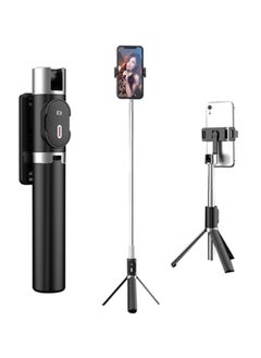 TAFAN™ 110cm Selfie Stick Tripod, All in One Extendable Phone Tripod Stand with Bluetooth Remote 360° Rotation for iPhone and Android Phone Selfies-Vlogging, Live Streaming.
