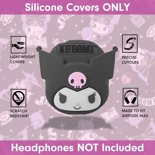 Sonix x Sanrio Protective Case Cover for AirPods Max Headphones | Silicone Cover Case | Kuromi - Image 3