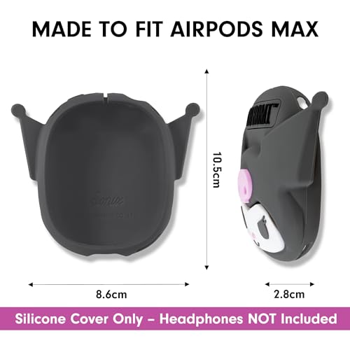 Sonix x Sanrio Protective Case Cover for AirPods Max Headphones | Silicone Cover Case | Kuromi - Image 2