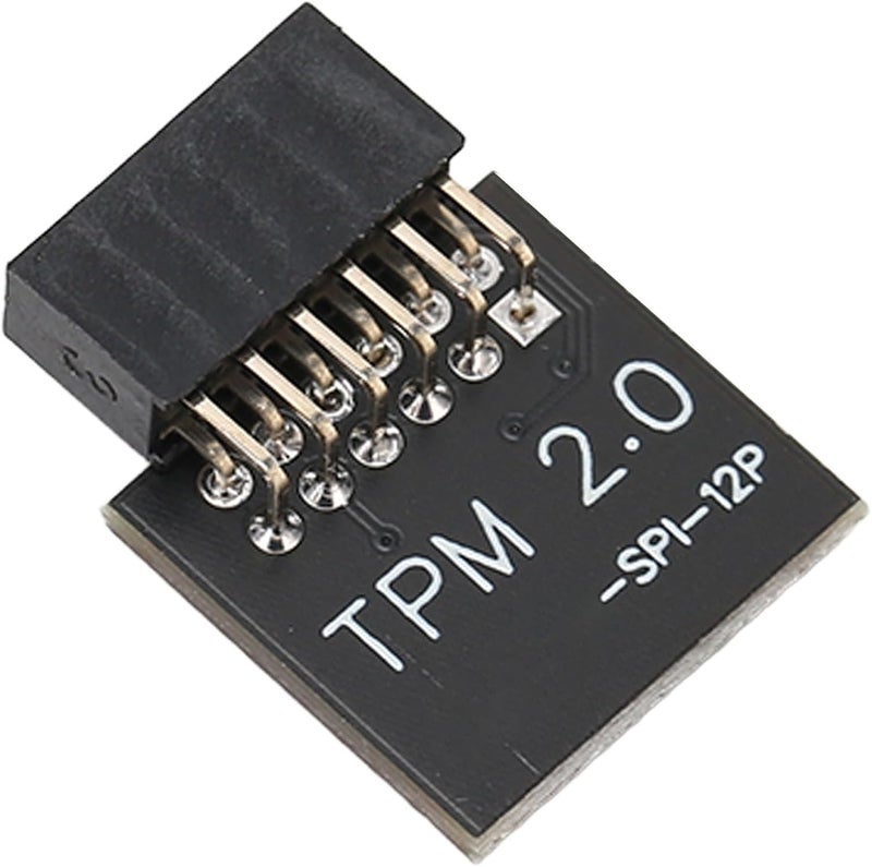 جودة حسب المواصفات وحدة تشفير TPM 2.0، وحدة أمان للكمبيوتر الشخصي ذات 12 سنًا متوافقة مع اللوحة الأم لنظام 11 2.0 مواد خفيفة معالجة طرق تركيب عالمية تصميم عملي شائع بالسوق يمكن الدمج مع منتجات - Image 3