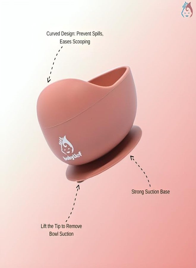 Babylief™ Silicone Baby Suction Bowl (Pink) - Image 4