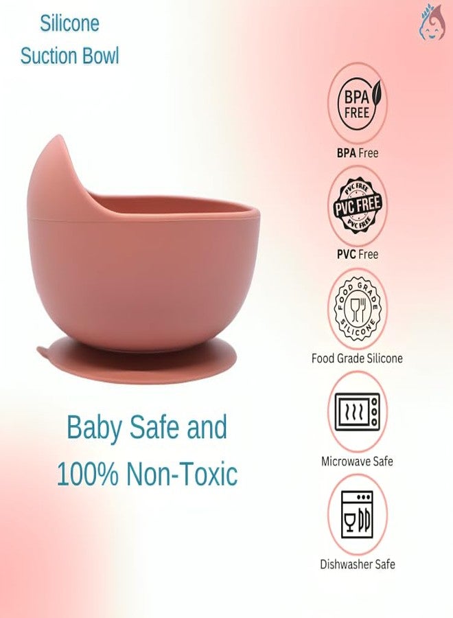 Babylief™ Silicone Baby Suction Bowl (Pink) - Image 2