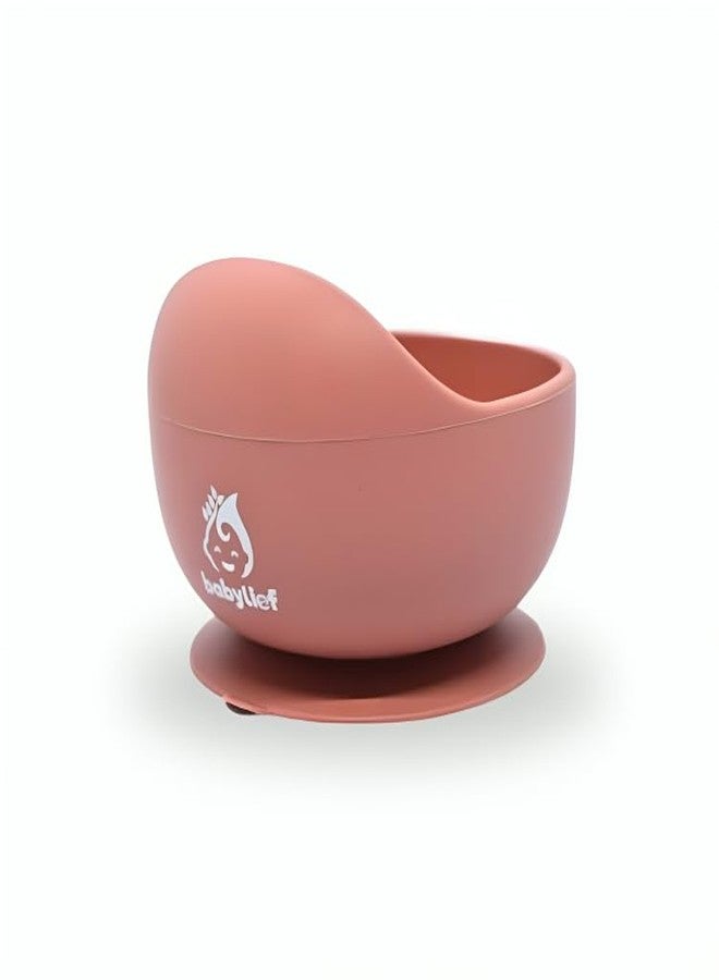 Babylief™ Silicone Baby Suction Bowl (Pink) - Image 1
