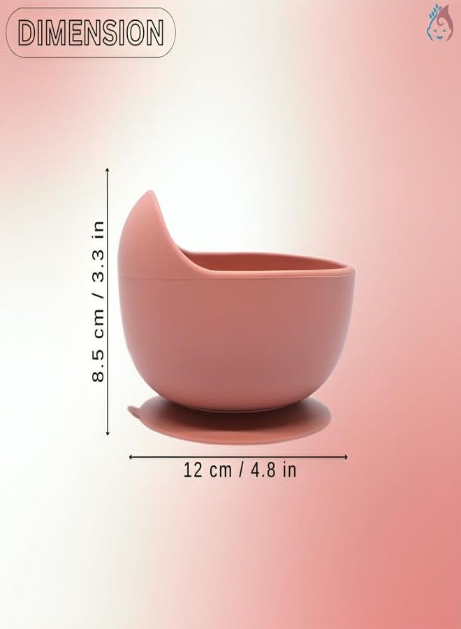 Babylief™ Silicone Baby Suction Bowl (Pink) - Image 3
