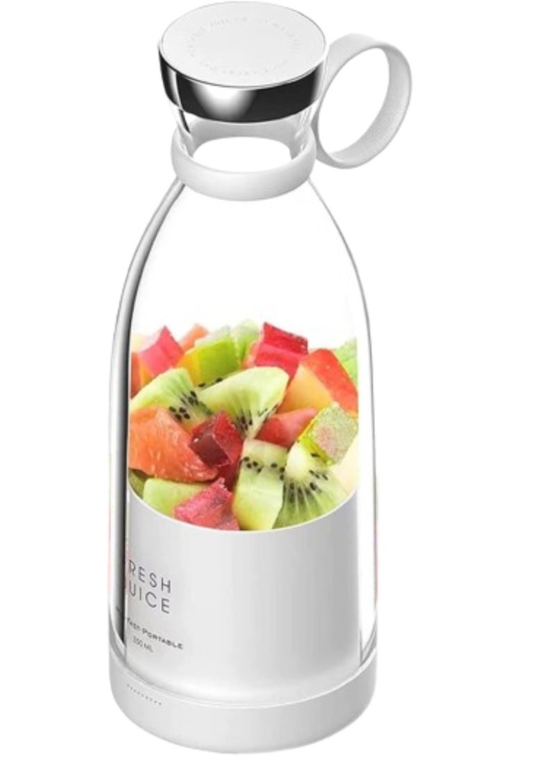 ZO7 Portable Mini Juicer Blender, 420ml Fruit Mixer With Gift Of Stainless Steel Peeler, Portable Kitchen Juicer, Mini Blender Machine, for Shakes Smoothies & Juice - Image 1